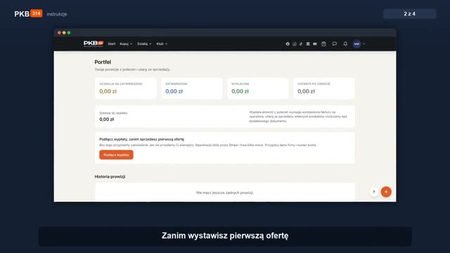 Wypłaty i portfel